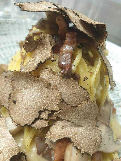 Tagliolini Tartufo Osteria Sentieri, ristorante a San Miniato